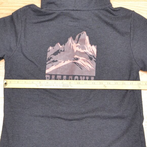 Patagonia Full-Zip Sweatshirt Womens L Cotton Blend Dark Gray Built To Endure - Picture 6 of 7